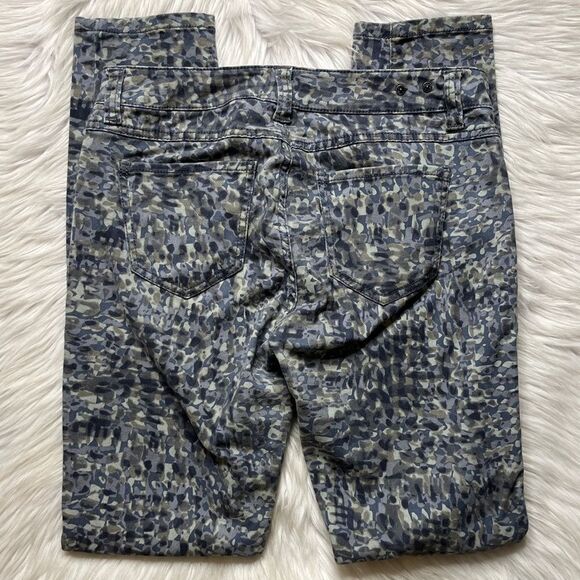 Cabi Modern Camp Stretchy Skinny Jeans Blue Green Size 4 - Picture 6 of 6